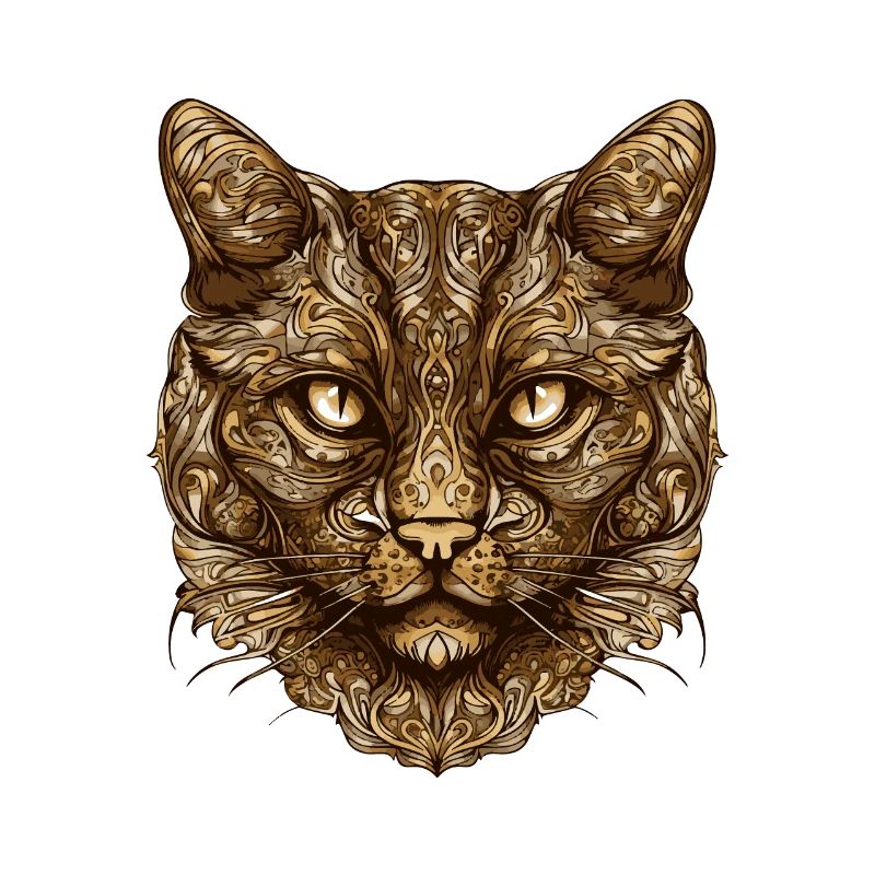 Cat Head Animal