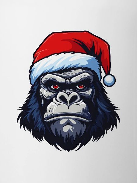 Gorilla Portrait Christmas