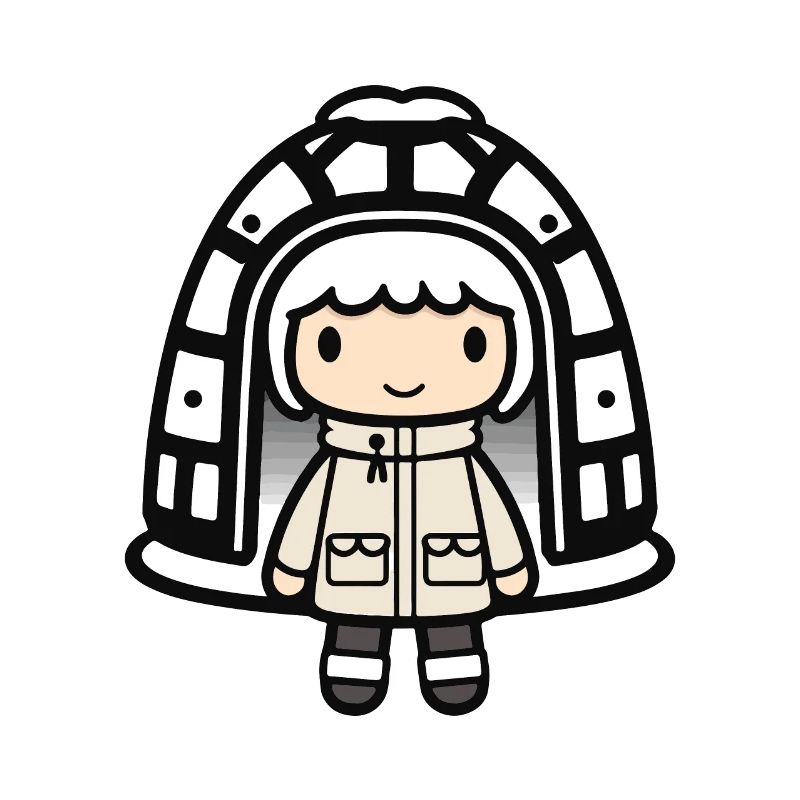 Hiver Eskimo Igloo Mignon