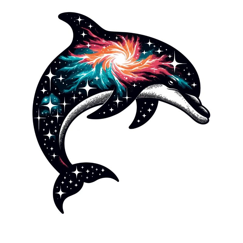 Dolphin Space Galaxy Universe