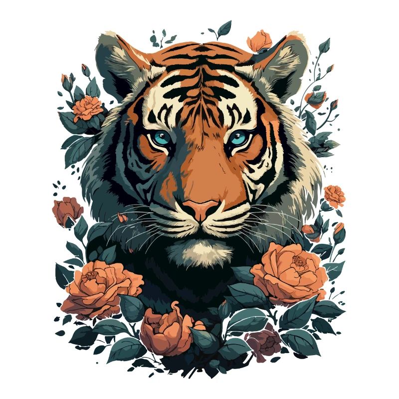 Tiger, Tiger Head, Strong, Wild, Pride, Brave, Royal,