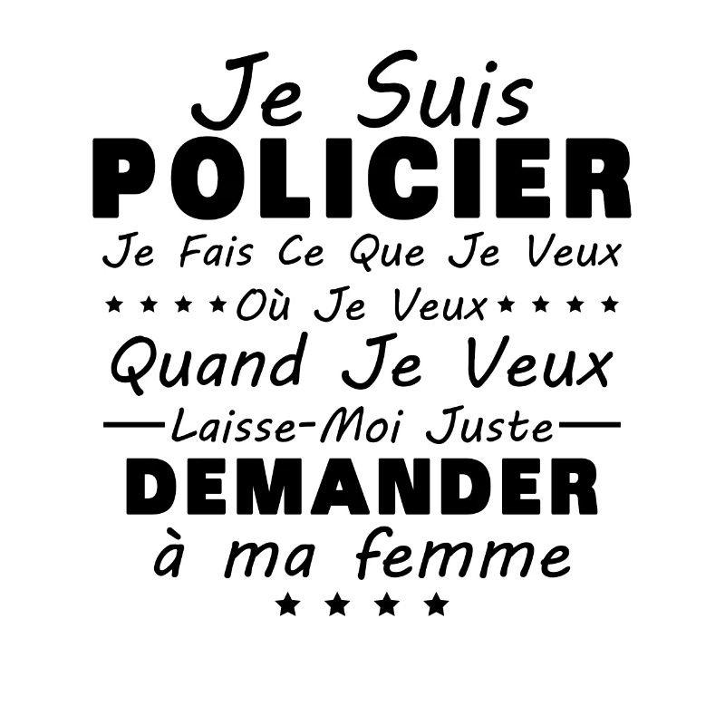 Policier En Couple Idée Cadeau Pour Mon Mari