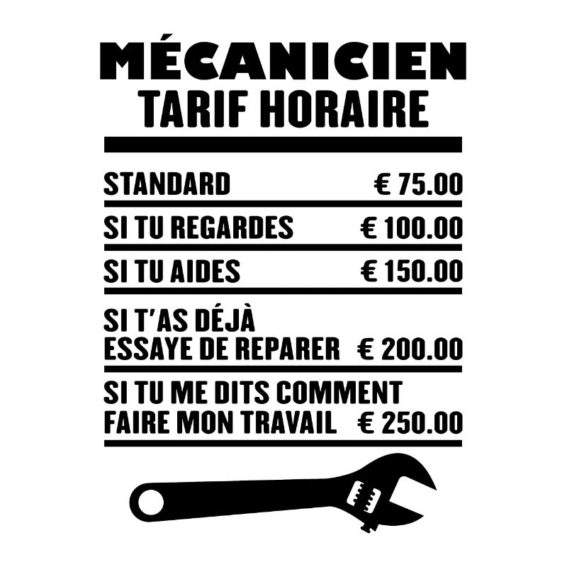 Mécanicien Tarif Horaire