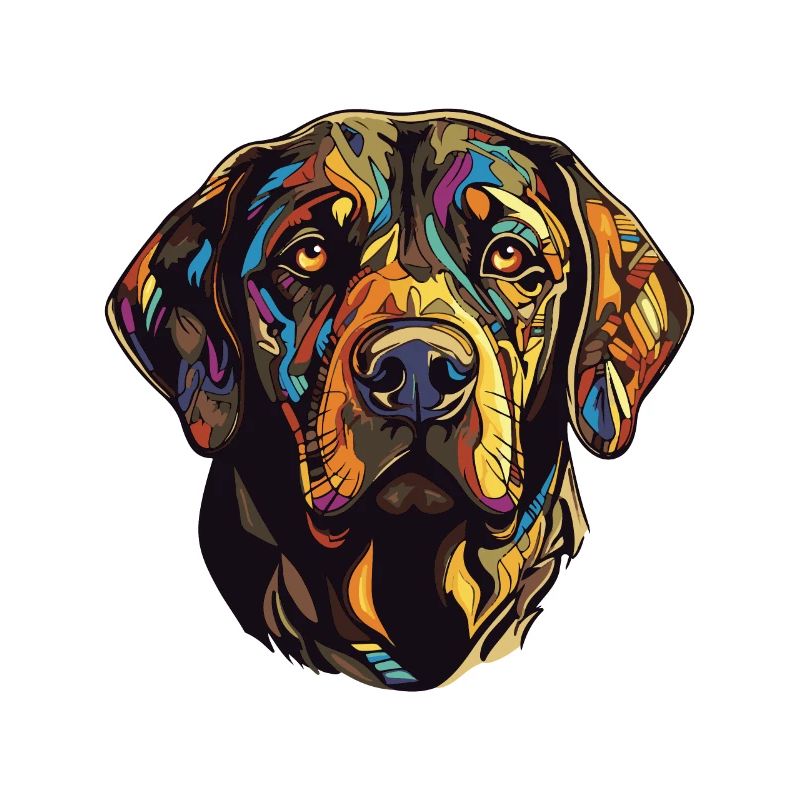 Labrador Hund Kopf