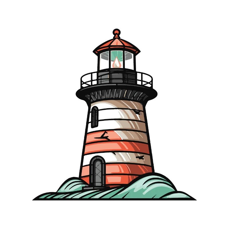 Icône de la côte du phare