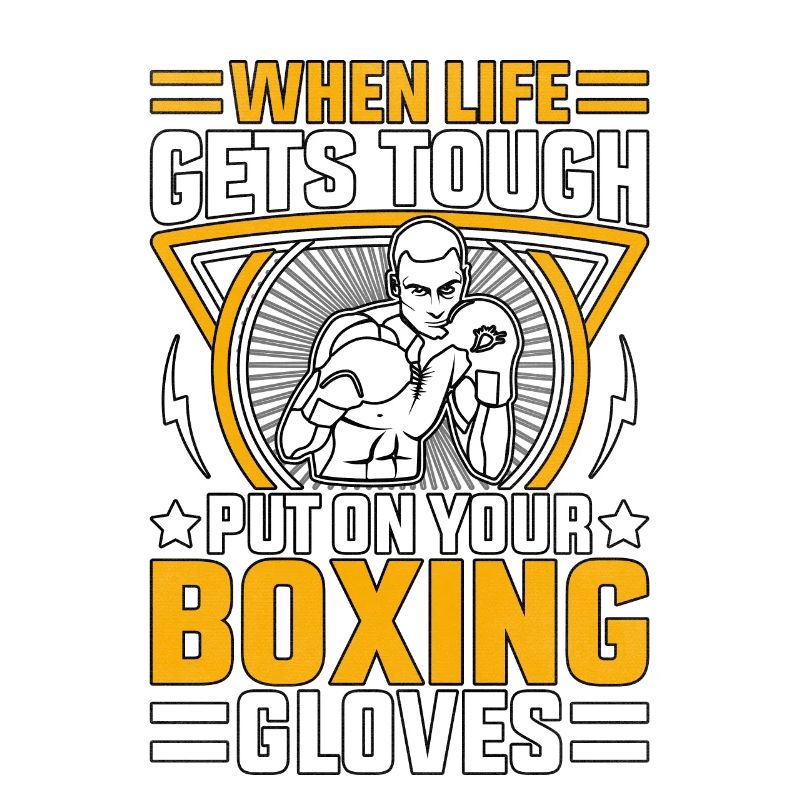 Quand la vie devient difficile, enfilez vos gants de boxe
