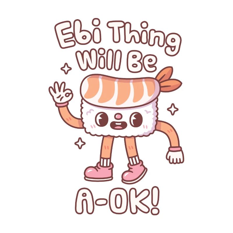 Cute Prawn Sushi Ebi Thing Will Be A Ok Pun
