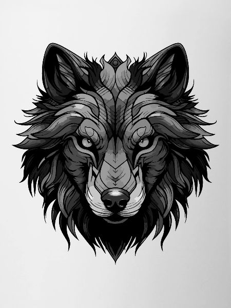 Wolf Animal Head