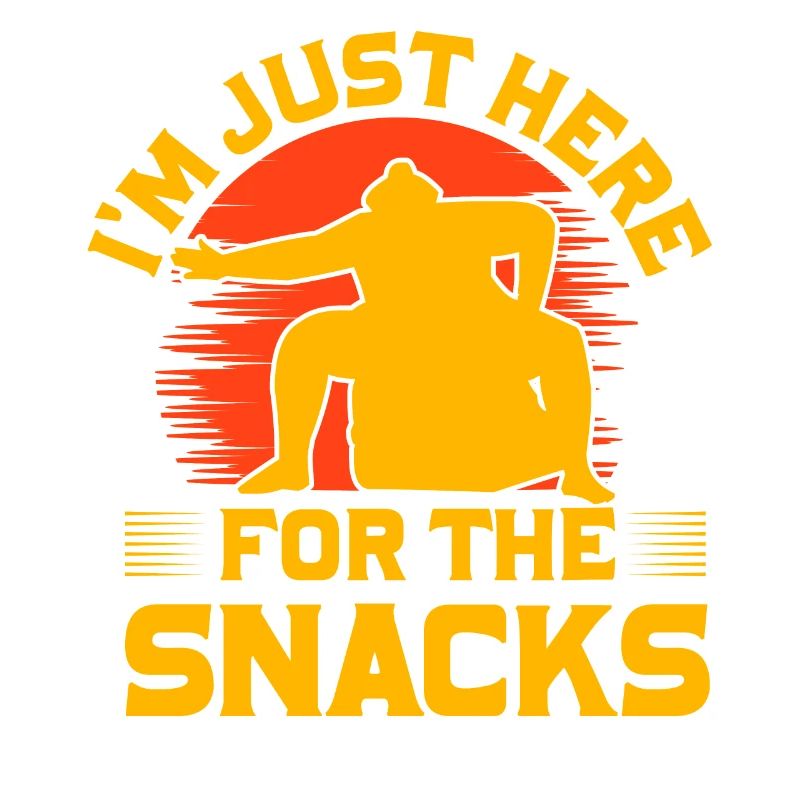Ich bin nur wegen der Snacks hier.