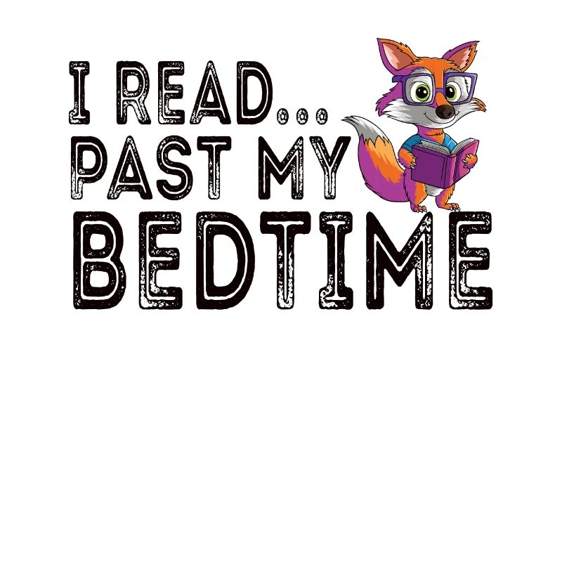 I read after bedtime Lesefuchs