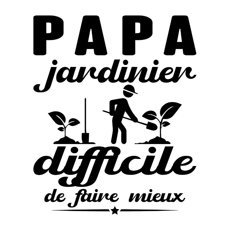 Papa Gärtner Geschenk Schwer zu machen Besser
