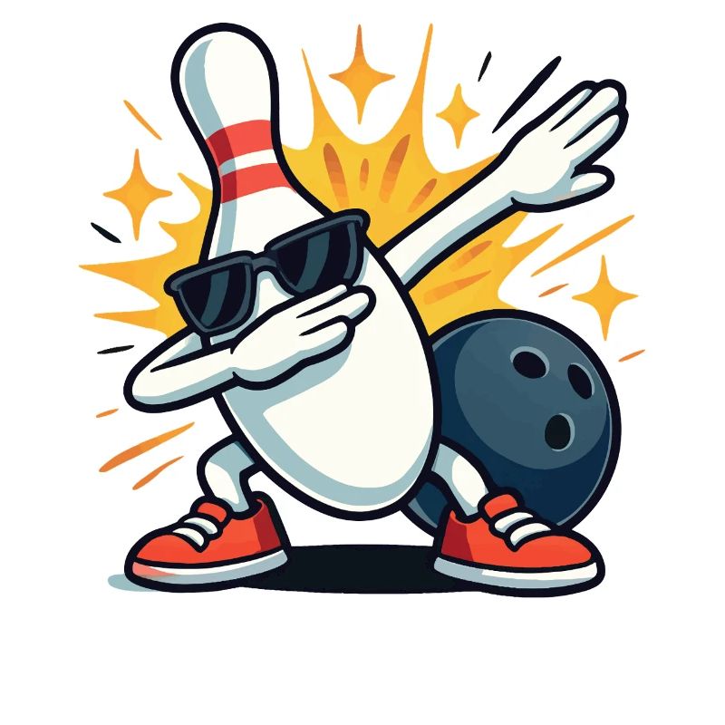 Bowling Pin Dabbing Dab Sunglasses Bowling Ball