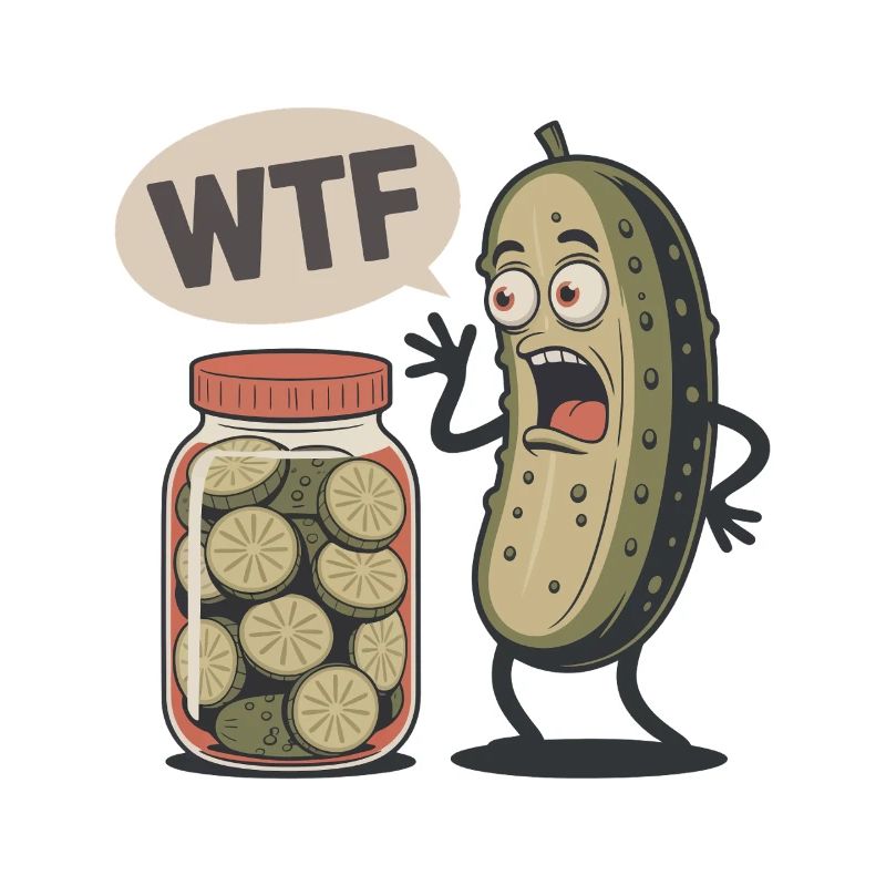 Funny Dill Pickle