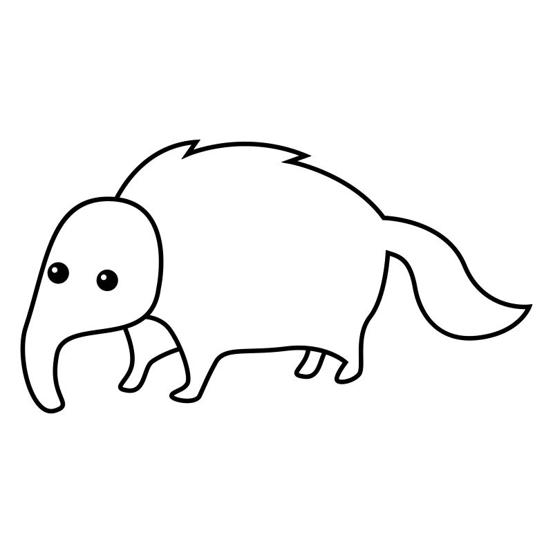 Anteater Comic Animal
