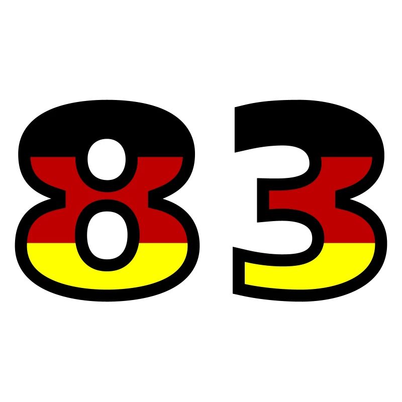 83 Numéro Allemagne Jersey