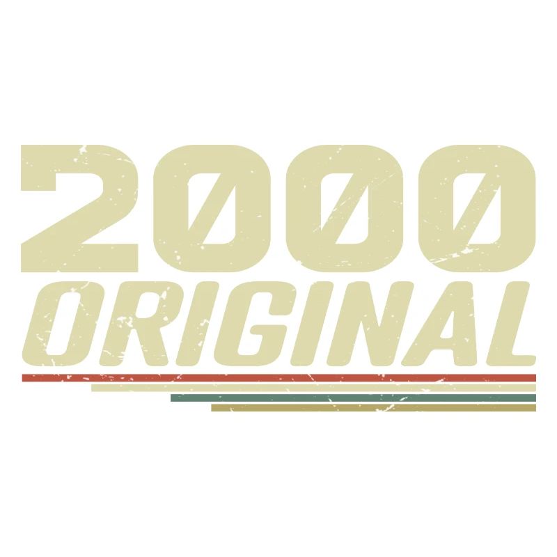 Né en 2000 Vintage 2000 Anniversaire Rétro 2000