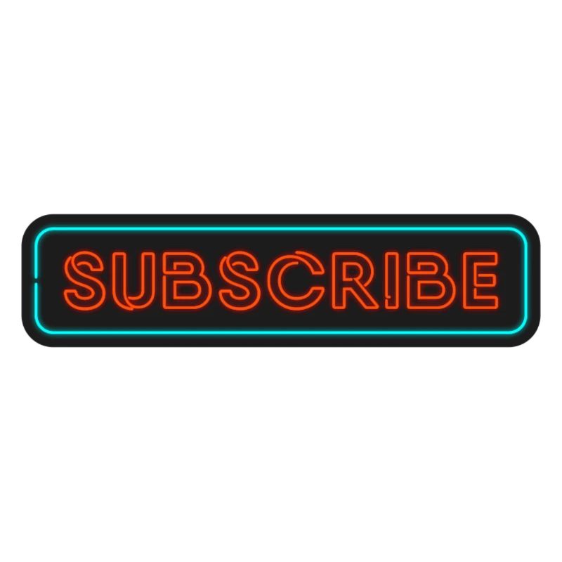 Néon Subscribe Design