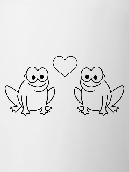 Frog Comic Couple love