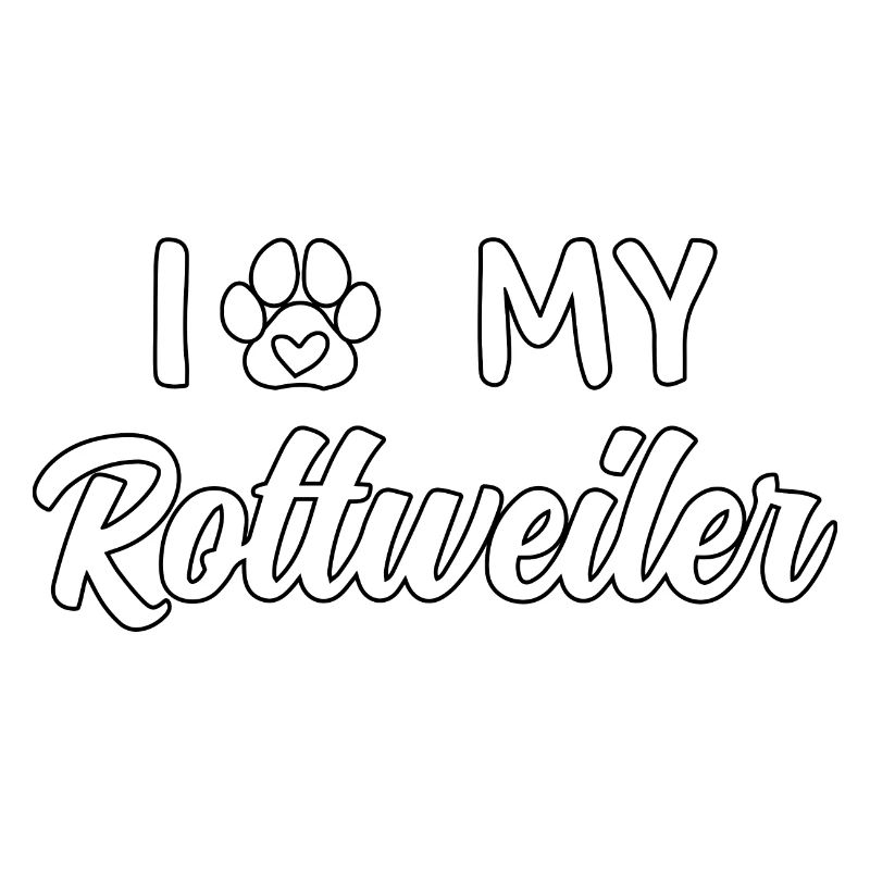 J’adore mon Rottweiler