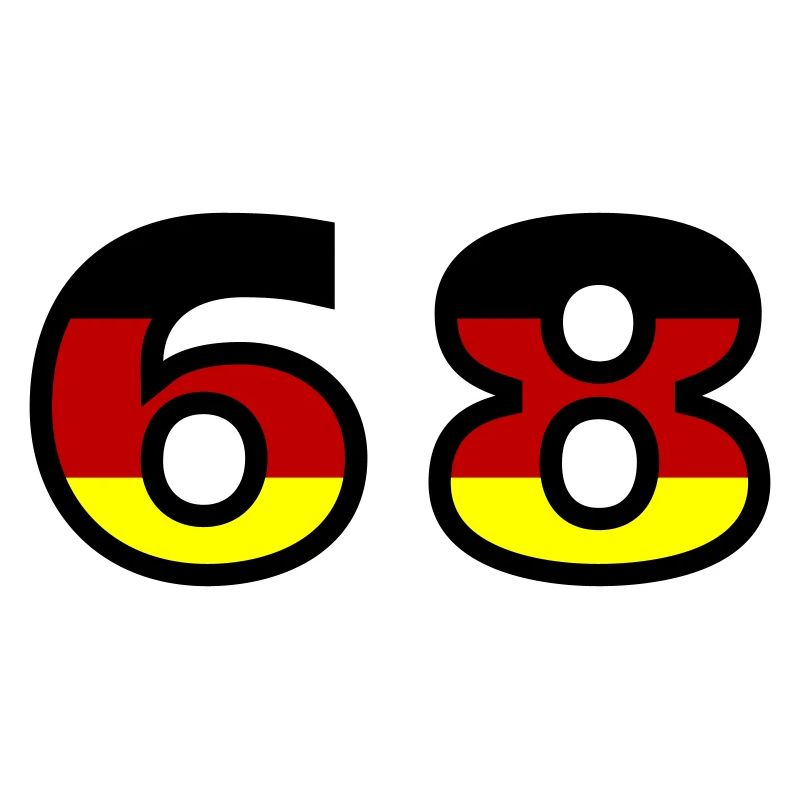 68 Number Germany Jersey