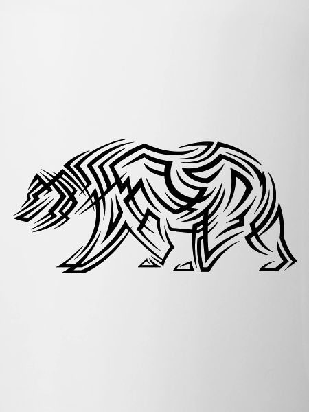 Bear Tribal Tattoo