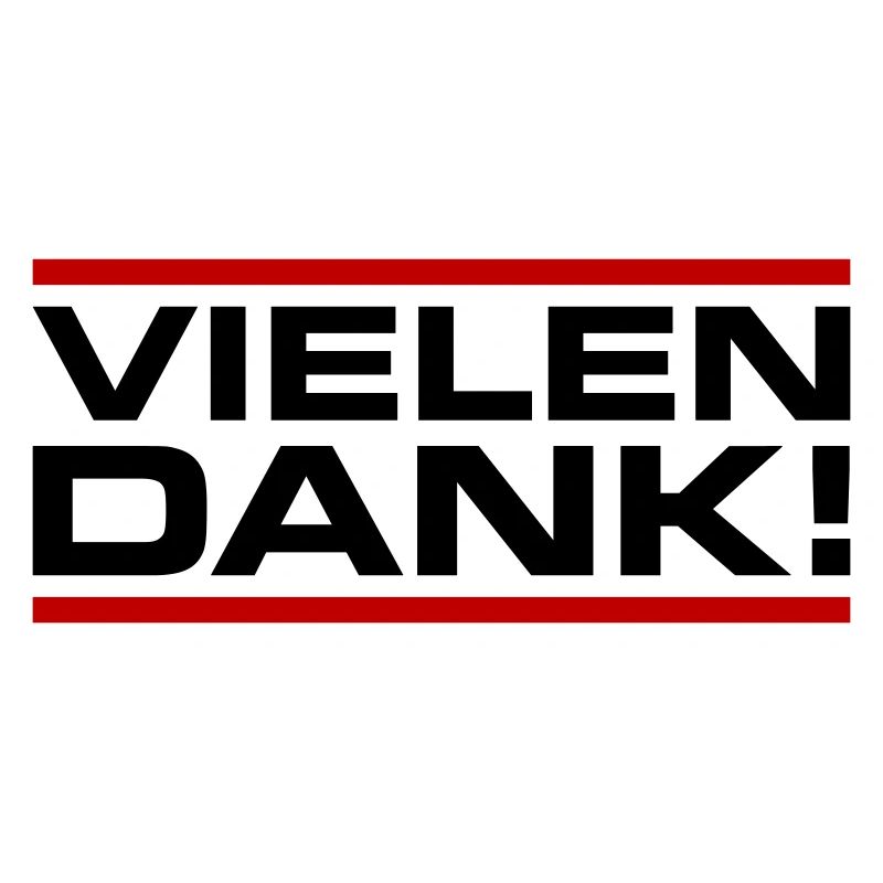 Vielen Dank Danke