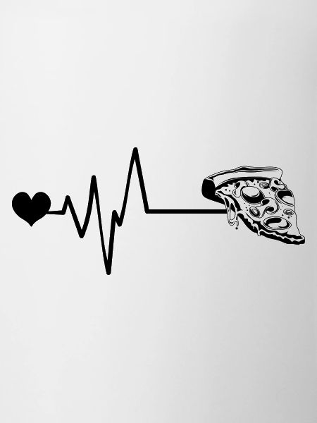 Pizza Pulse Heart Love