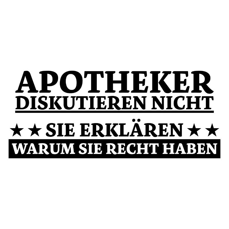 Apotheker Beruf Lustiger Spruch Medizin Geschenk
