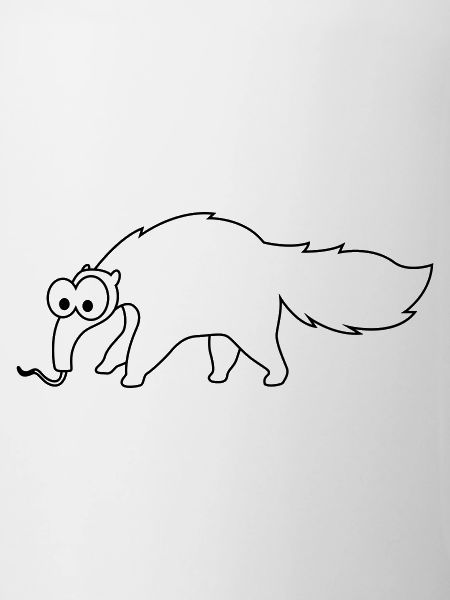 Fourmilier Comic Animal