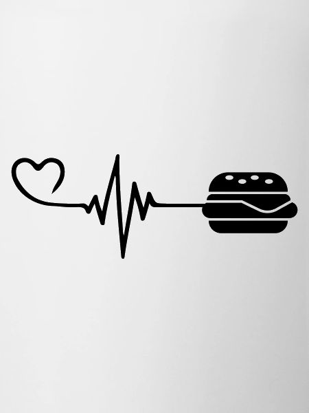 Burger Pulse Heart Love