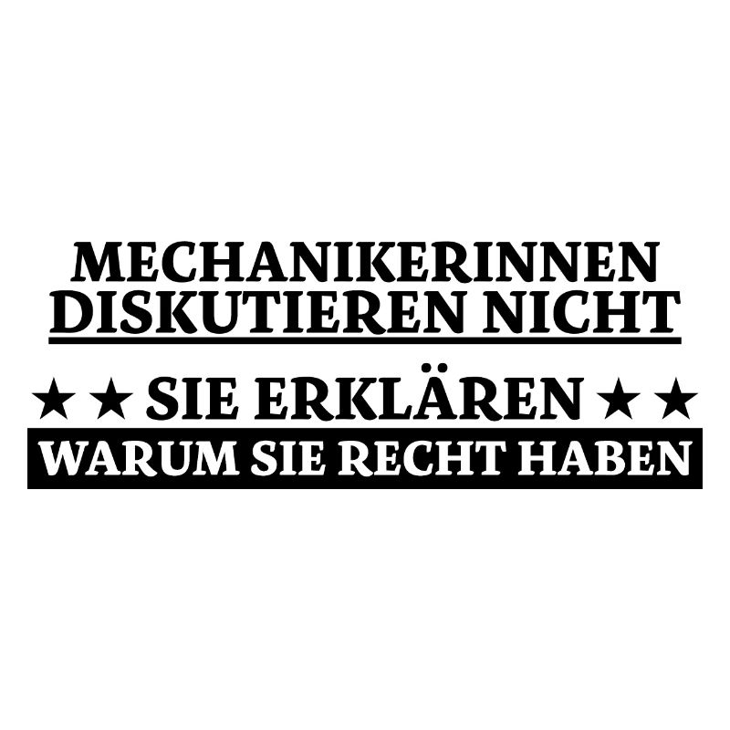 Mechanikerin Lustige Spruch Fun Kfz Beruf Geschenk