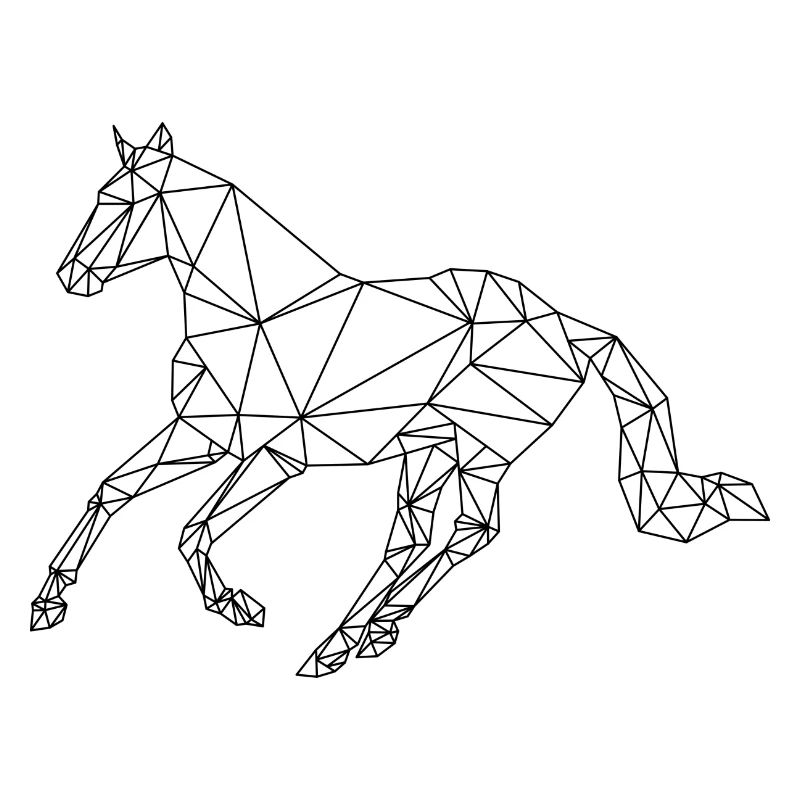Geometrisches Pferd
