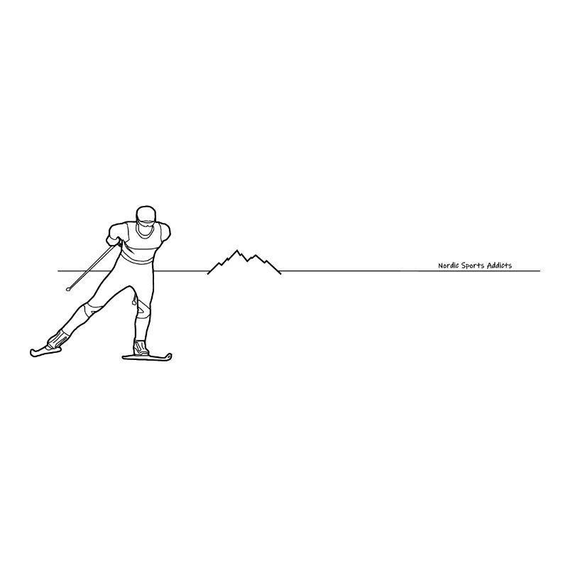 XC Ski 01 - Ligne - noir