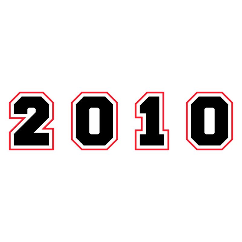 2010 Jahr Zahl