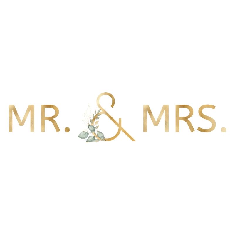Mr. & Mrs. Eukalyptus personalisierbar