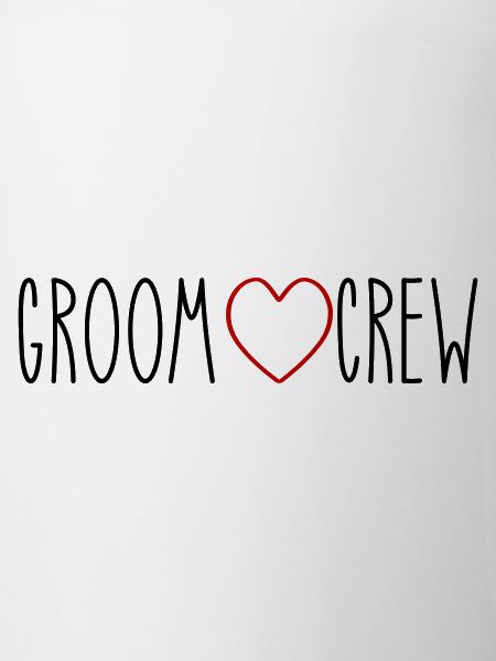 Groom Crew Heart
