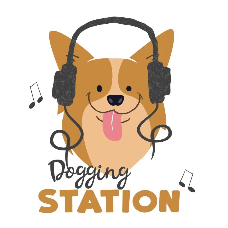 Corgi Hund Dogging Station - Kopfhörer Pods