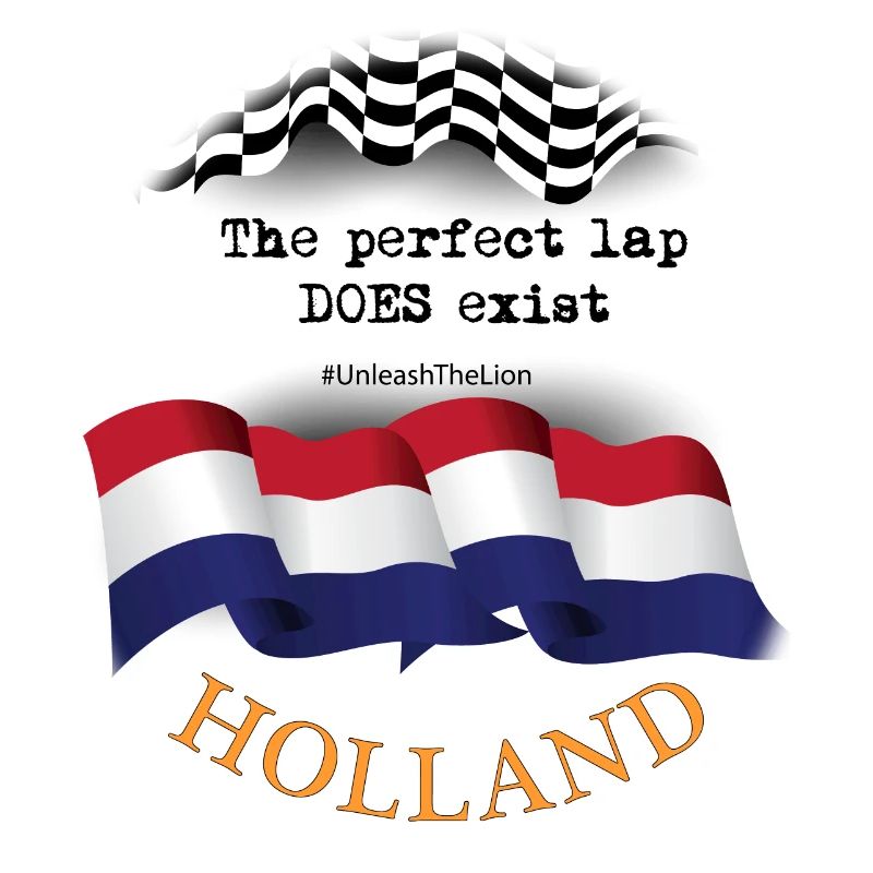 F1 - HOLLANDE - DRAPEAU - PERFECT LAP