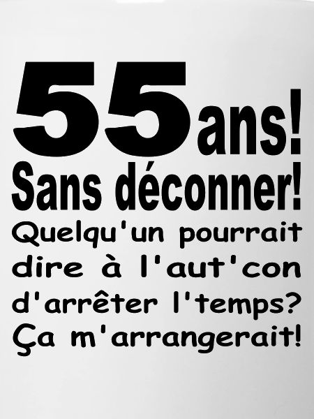 ANNIVERSAIRE 55 ANS/VISUEL/DESIGN/MOTIF/HUMOUR