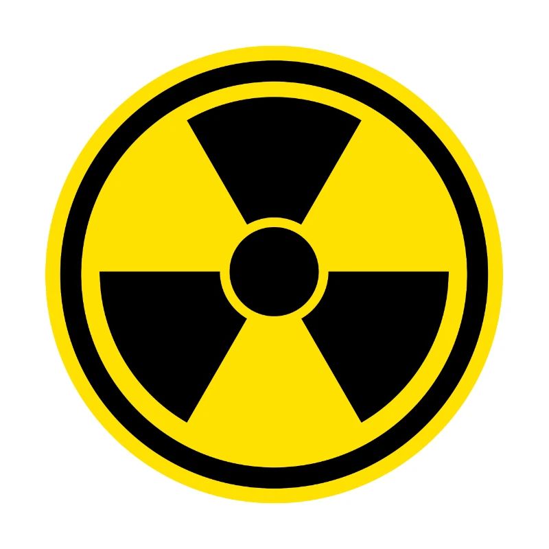 Warnschild Nuclear