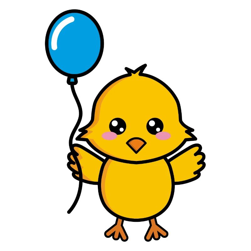 Ballon d’anniversaire mignon poussin