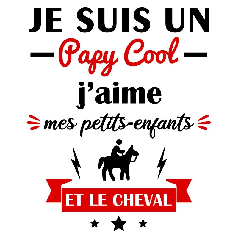 Papy cool cheval 2