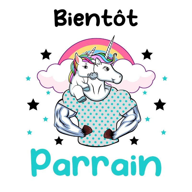 Bientôt parrain licorne annonce grossesse