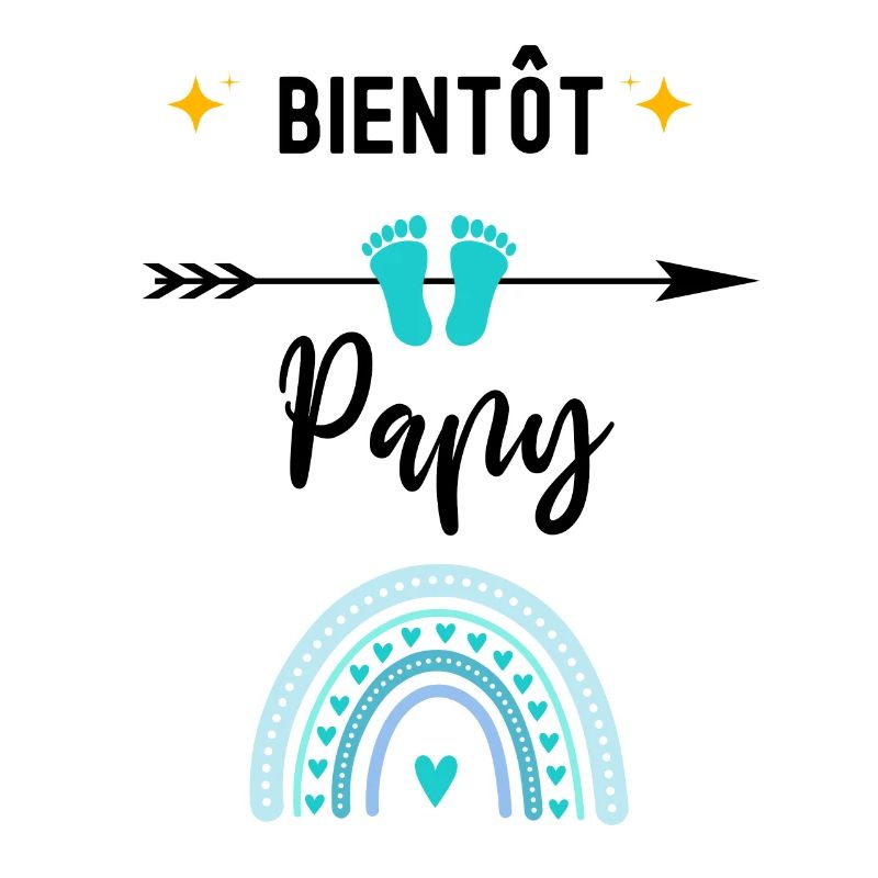 Bientôt papy cadeau naissance papy