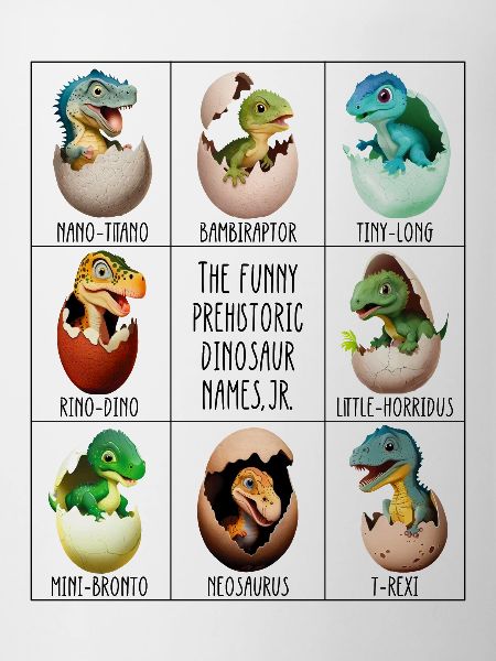 Baby dinosaur in egg