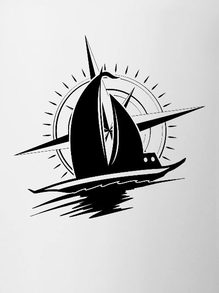 Compass Wind Rose Navigation Sailing