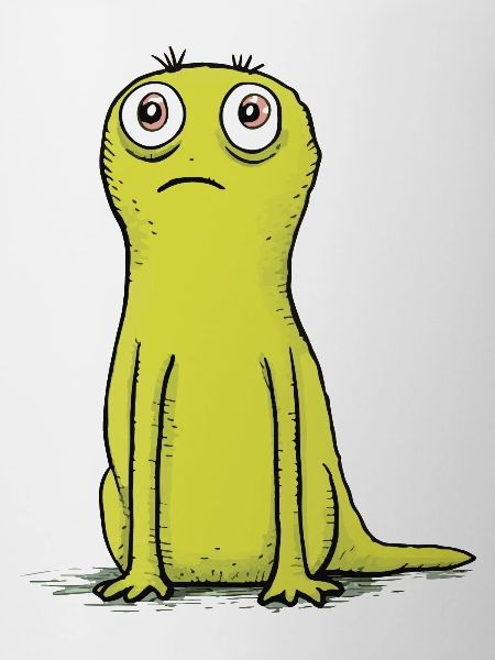 Quirky Green Guy