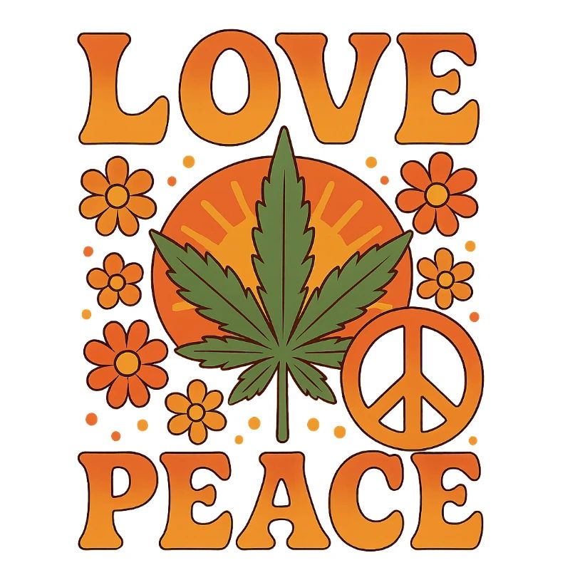 Love Peace Hippie Vibes