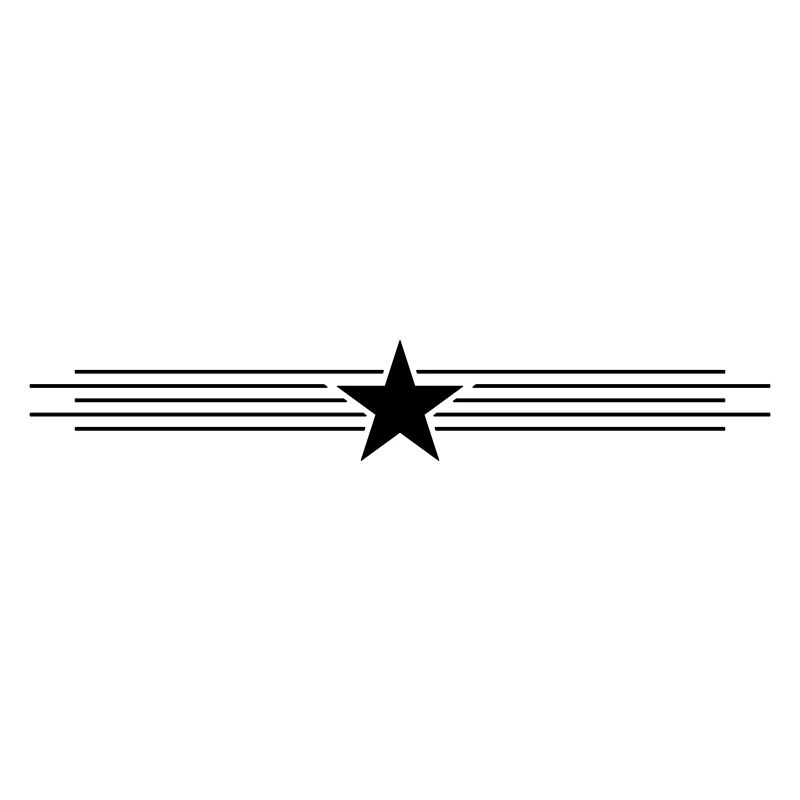 Symbole de ligne d’étoile