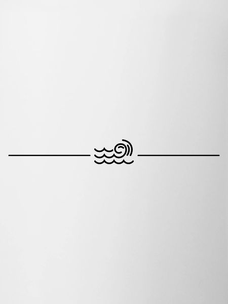 Wave line symbol